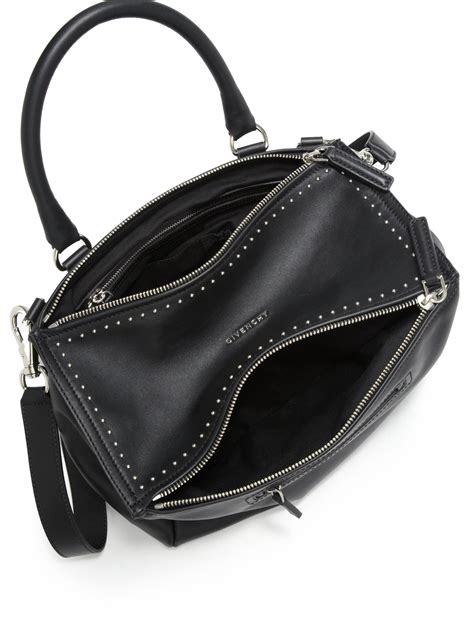 givenchy pandora black leather handbag